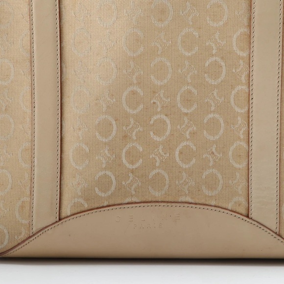 Céline Monogramm Canvas and Leather Tote - Picture 9 of 12